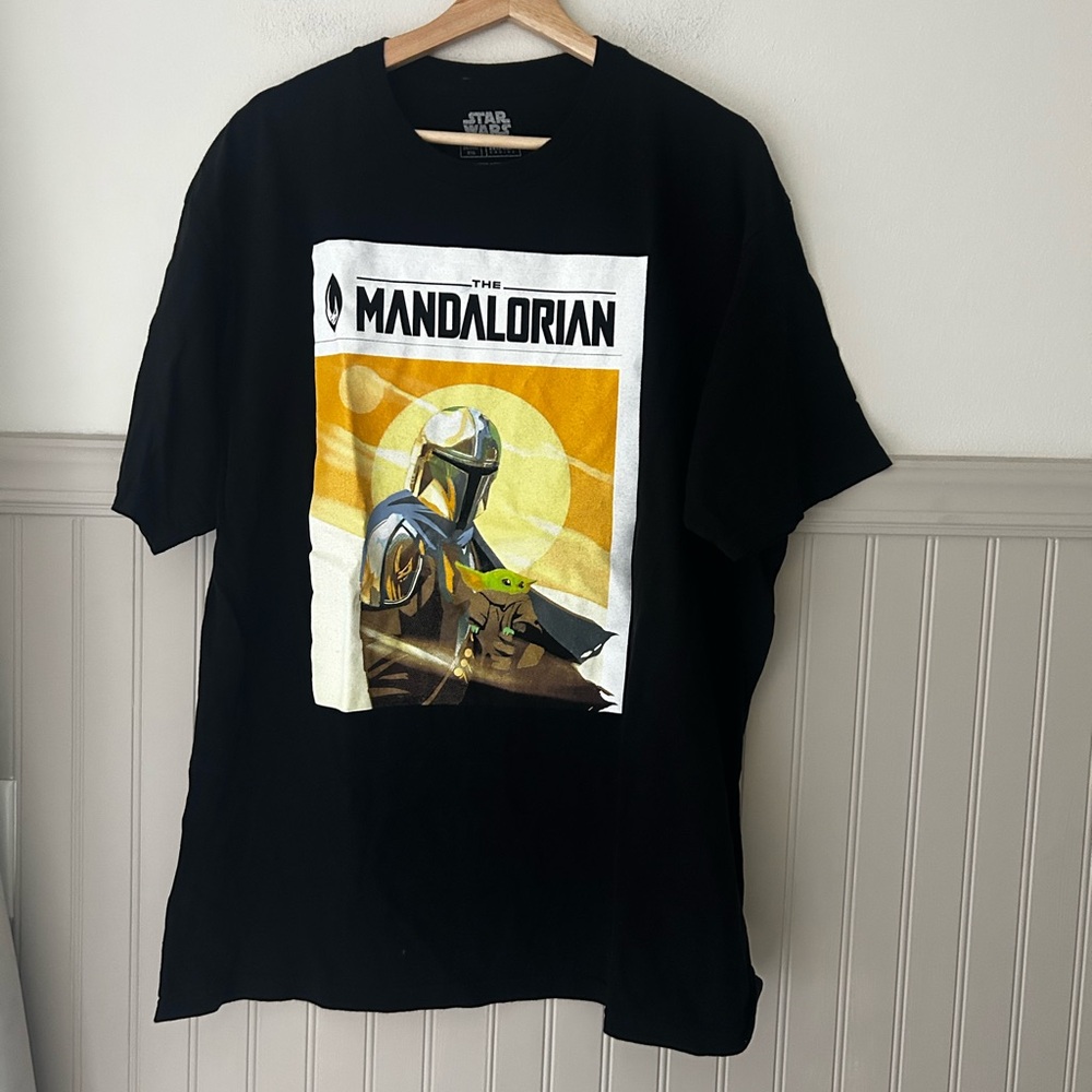 MAD Engine Star Wars 2X Black Mandalorian Cotton Tee